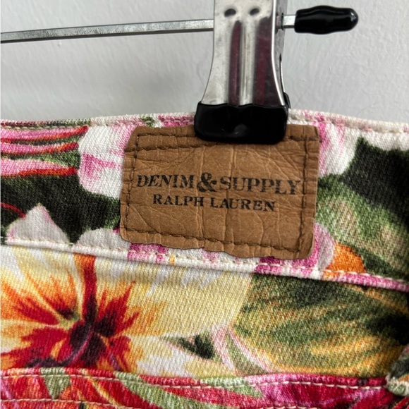 Ralph Lauren Women's Floral Skinny Jeans - Red and Green - Picture 3 of 9